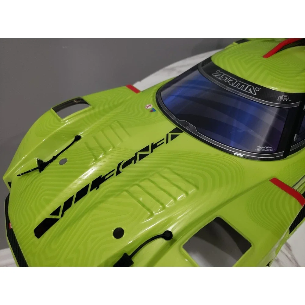 Arrma Vendetta 4x4 All Road 3s BLX Painted Decaled Body Green REPLACEMENT SHELL